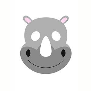 Imprimir máscara de Rinoceronte